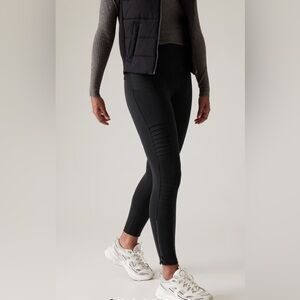 Athleta - Delancey Moto Tight (black) - NEW
